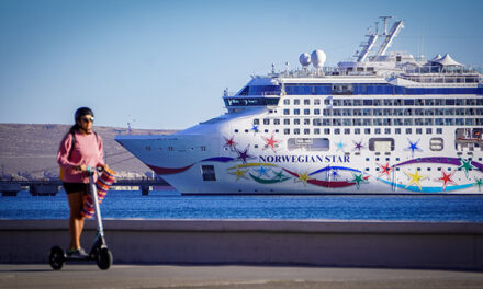 El Norwegian Star llegó por segunda vez a Puerto Madryn