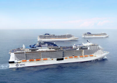 La flota de MSC Cruceros se fortalece con la conectividad de Starlink