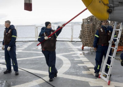 Mujeres protagonistas en los trabajos de riesgo de la Campaña Antártica