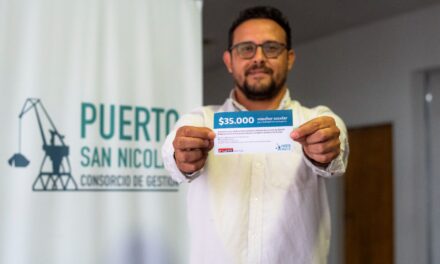 Bono escolar de 35 mil pesos para trabajadores portuarios de San Nicolás