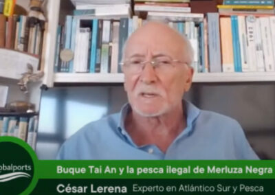 César Lerena y la urgencia de acentuar la lucha contra la pesca ilegal de merluza negra