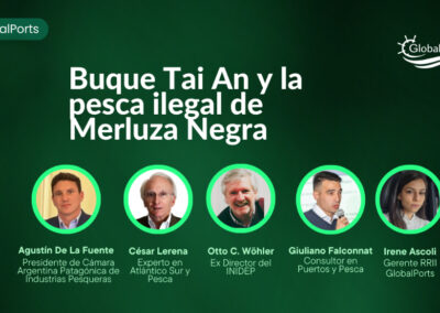 Expertos analizan la pesca ilegal de merluza negra y el caso del buque Tai An en webinar de GlobalPorts