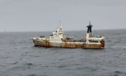 La Armada Argentina detiene a un buque chino que pescaba ilegalmente en la ZEE