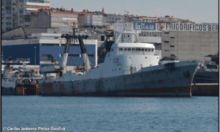 Prefectura detectó un buque que presumiblemente pescaba ilegalmente en la ZEE argentina