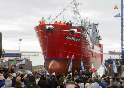“Americano” el nuevo buque botado en el Astillero Contessi 