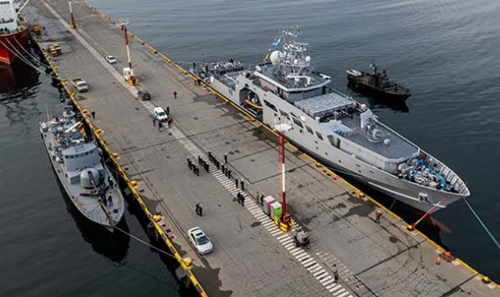 El Patrullero de Ultramar Francés “Teriieroo a Teriierooiterai” hace escala en el puerto de Ushuaia 