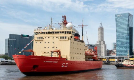 Regresó a Buenos Aries el Rompehielos ARA Almirante Irízar tras su participación en la Campaña Antártica de Verano 2023/2024