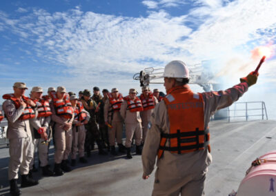 Prefectura participó de un adiestramiento conjunto con la Guardia Costera de Estados Unidos