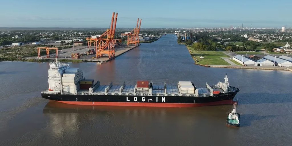 Puerto La Plata se consolida como cabecera del nuevo corredor intermodal con el sur patagónico