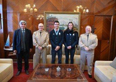 Prefectura entregó reconocimiento a medallistas olímpicos de vela en París 2024