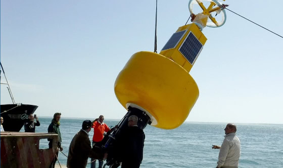 Tecnología en el Golfo: reubican boya oceanográfica en San Jorge