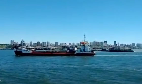 Mar del Plata inicia un nuevo dragado de mantenimiento con la llegada de la draga Omvac Diez