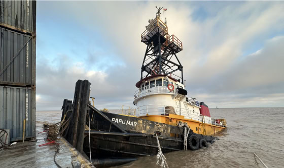 Profesionalismo y acción rápida: así se salvó la carga del Papu Mar en el Río de la Plata