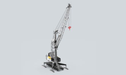 Noruega apuesta por la electrificación portuaria: Saga Fjordbase incorpora una grúa eléctrica Liebherr LHM 280