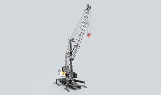 Noruega apuesta por la electrificación portuaria: Saga Fjordbase incorpora una grúa eléctrica Liebherr LHM 280