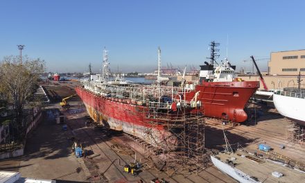 Tandanor realiza tareas integrales de reparación en el pesquero potero Huyu 908