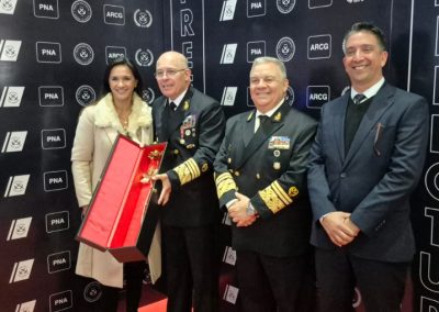 Una Rosa por la Paz: homenaje del Grupo Servicios Marítimos a la Prefectura Naval Argentina en su 215° aniversario