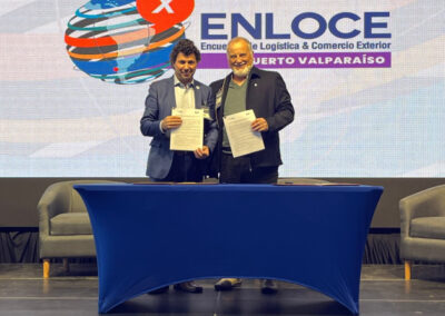 Valparaíso y La Plata firman un convenio para impulsar la integración logística regional