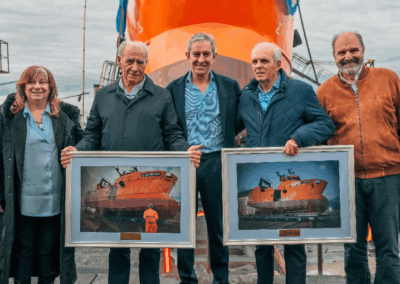 Bautismo de mar para los buques “S. Tenorio” y “J. Barreiro”: un nuevo hito para la industria