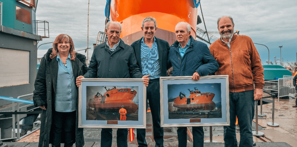 Bautismo de mar para los buques “S. Tenorio” y “J. Barreiro”: un nuevo hito para la industria