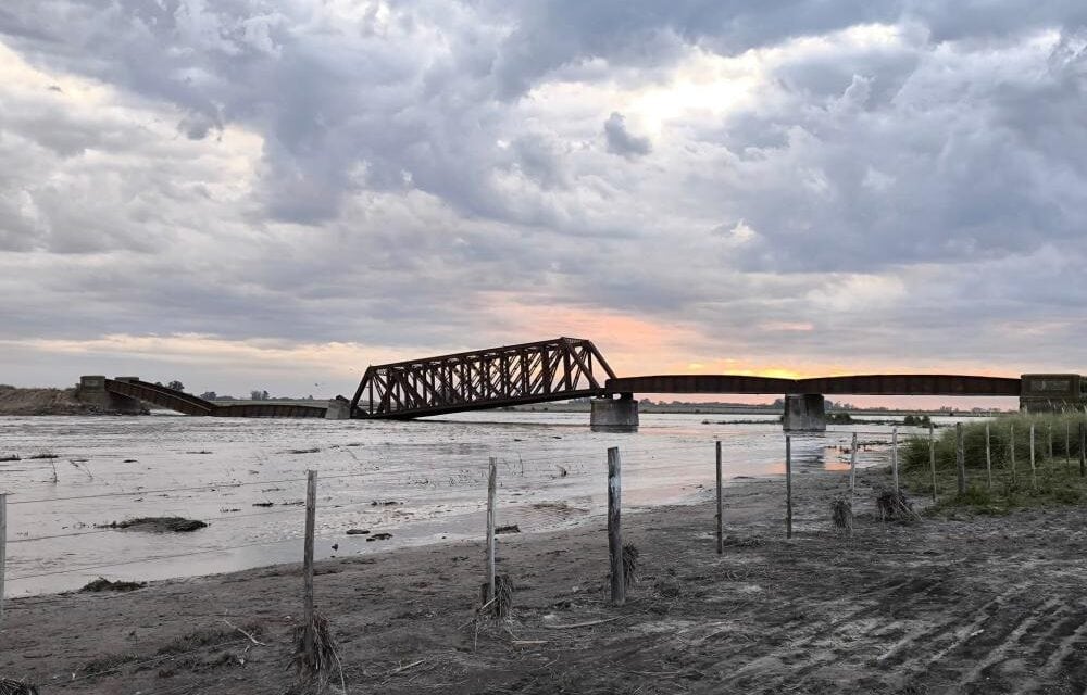 Colapsó un histórico puente ferroviario en Chivilcoy y crece la preocupación por el estado de las infraestructuras
