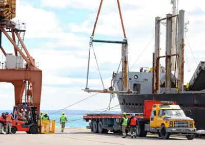 El acero que marca el rumbo de Vaca Muerta Sur