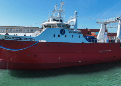 El “Santísima Trinidad” se presenta desde Mar del Plata como emblema de la industria naval argentina