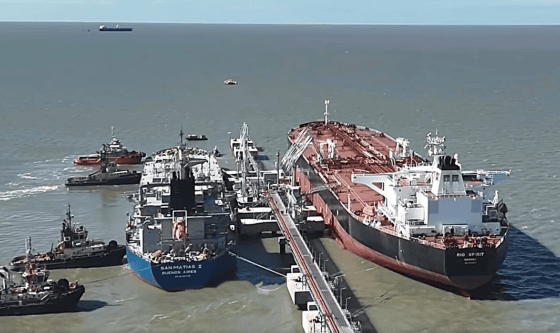 Tres buques, una sola maniobra: OTAMERICA marca un antes y un después en Puerto Rosales