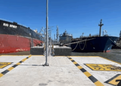 Dos buques, una sola terminal: Puerto Rosales mostró su nueva capacidad de exportación simultánea