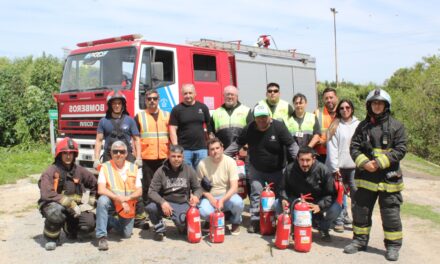 Simulacros en Puerto Piojo: Dock Sud afianza la coordinación entre su Brigada y Prefectura Naval
