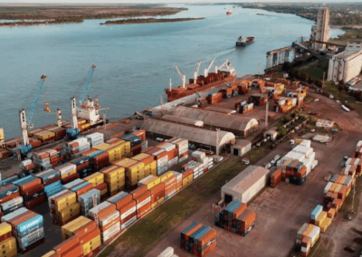 Terminal Puerto Rosario concretó la exportación de 25.000 toneladas de azúcar hacia Estados Unidos