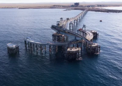 Avanza la construcción de la terminal de exportación de Vaca Muerta Sur