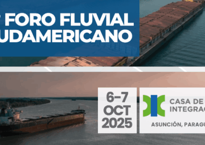 Asunción será sede del 2° Foro Fluvial Sudamericano para impulsar la integración y sostenibilidad de las hidrovías regionales