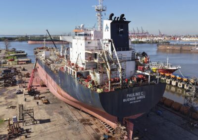 Tandanor puso nuevamente en servicio al petrolero Paulino C tras su reparación