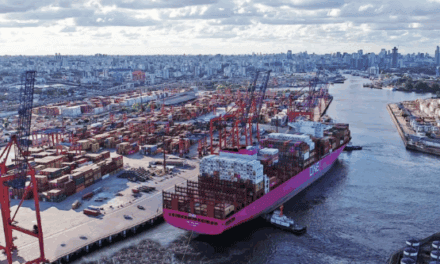 ONE Strength llega esta semana a Dock Sud: la escala argentina del gigante asiático que redefine los flujos de carga en el Río de la Plata