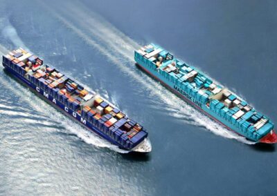 CMA CGM y Maersk reconfiguran su servicio Asia–Costa Este de Sudamérica con foco en Brasil