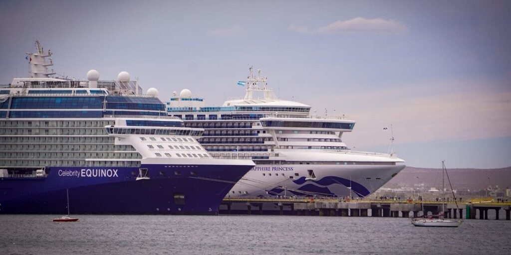 Doble escala y más de 5.000 pasajeros: Puerto Madryn consolida su rol en el circuito de cruceros patagónicos