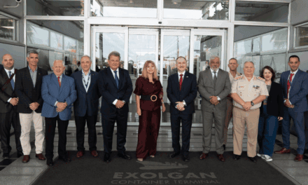 Sistemas de seguridad y trazabilidad en puerto Dock Sud: Exolgan mostró sus avances tecnológicos