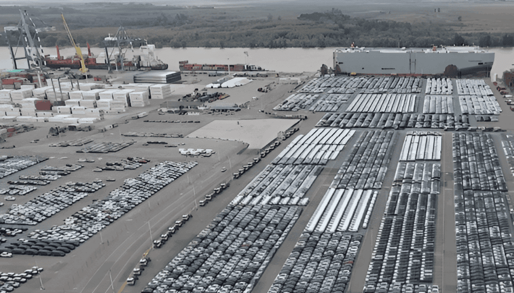 Terminal Zárate, en el centro del tablero automotor: el operativo para descargar más de 5.000 autos chinos