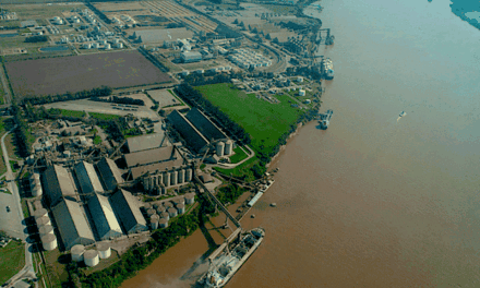 El Gobierno habilitó oficialmente el puerto privado de Profertil en Puerto General San Martín