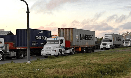 Accesos a puertos cerealeros del norte del Gran Rosario: efecto rebote tras la medida de fuerza