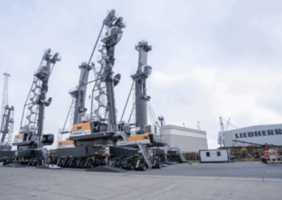 Liebherr amplía su liderazgo global en grúas móviles portuarias en 2025 y marca récord de mercado