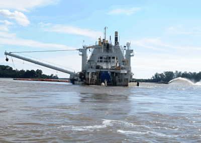 CARP descalifica a CHEC Dredging y la licitación dragado Canal Martín García 2026 queda entre Jan De Nul y Boskalis