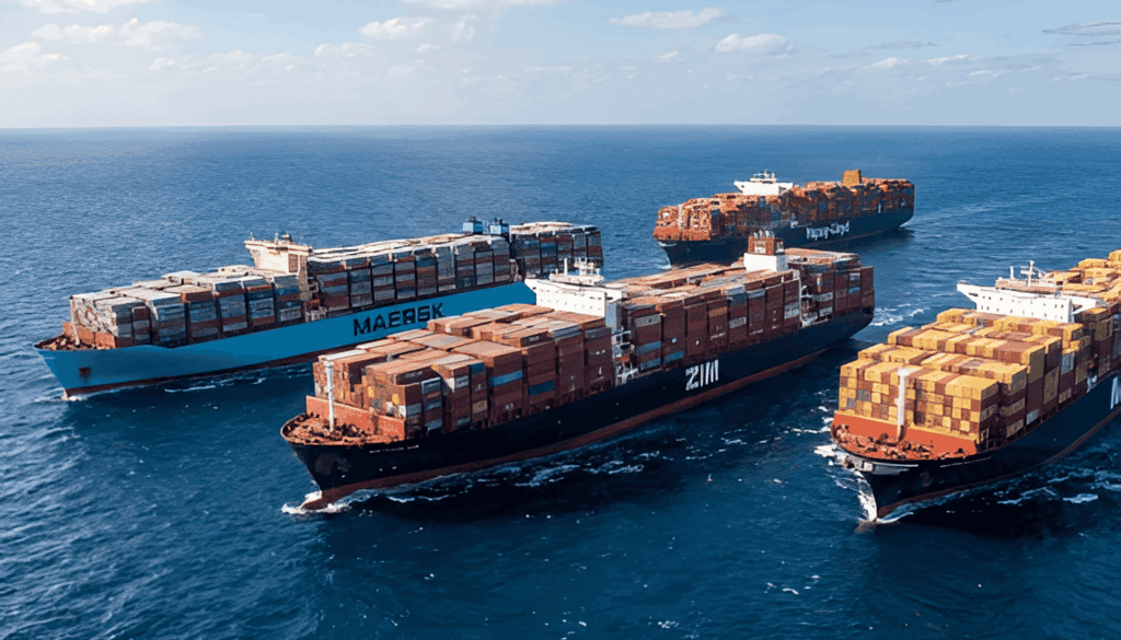 Maersk, ZIM y la nueva etapa de sobrecapacidad y fusiones