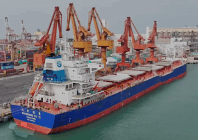 Del Paraná a Shenzhen: llegó el primer envío de trigo argentino a China y abre un nuevo flujo comercial en evaluación