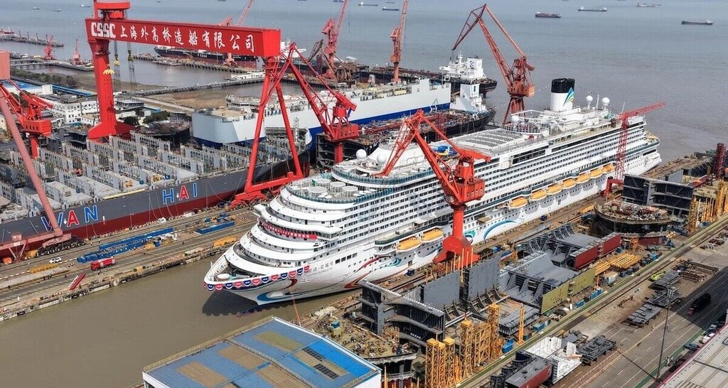 China acelera su dominio en la construcción de cruceros de lujo y desafía la hegemonía europea