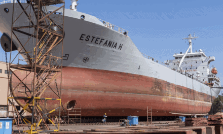 Tandanor completó tareas de mantenimiento en el buque petrolero Estefanía H