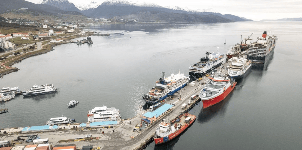 Ushuaia fortalece su temporada turística 2026 con 209 cruceros