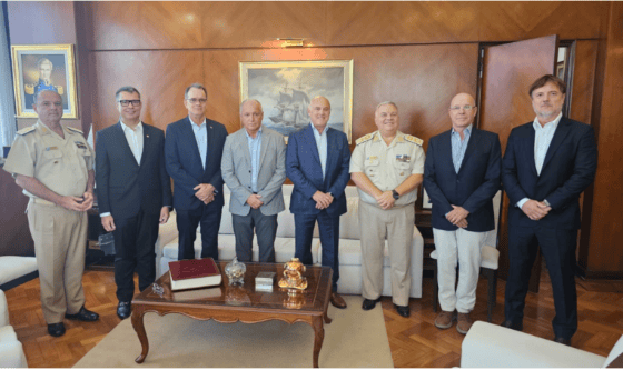 Prefectura Naval Argentina recibió a autoridades de la IMPA en Buenos Aires