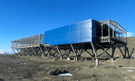 TANDANOR completó la estructura del Módulo I y avanzó en la envolvente del Módulo II de la Base Antártica Conjunta Petrel